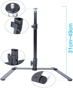 6นิ้วโต๊ะถ่ายภาพไฟกล้องอุปกรณ์แสงสว่างกระจกแต่งหน้าโคมไฟแหวนไฟ Led - Product Image 2
