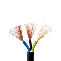 Cable de alimentación industrial QIFAN resistente al calor 3x1,5mm Thwn y Thhn cable eléctrico de cobre