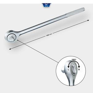 HERRAMIENTAS BRILLANTES-BT025900 Trinquete reversible de 3/4 '', 24 dientes-EAN 4042146862971 RATCHETS 3/4" - Product Image 2