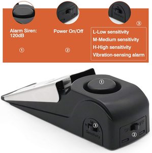 Minialarma antirrobo para puerta, dispositivo <span class=keywords><strong>de</strong></span> seguridad para casa y <span class=keywords><strong>Hotel</strong></span>, 120DB, gran oferta Global - Product Image 4
