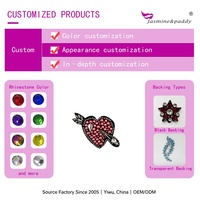 Patch brodé tendance en strass motif cœur et flèche pour vêtements et casquettes jeunesse, idéal pour le DIY