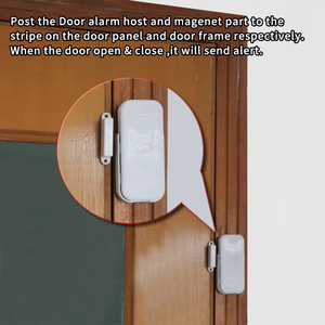 Produttore Cinese di Localizzatori GPS Sensore Magnetico Wireless per Porte e Finestre Allarme di Sicurezza Antifurto - Product Image 4