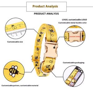 <span class=keywords><strong>Collar</strong></span> Ajustable <span class=keywords><strong>Anti</strong></span>-estrangulamiento de Nailon para Perros y Gatos, Reflectante, con Patrón Sólido, a Prueba de Explosiones - Product Image 6
