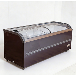 Congélateur coffre à porte coulissante, Vitrine réfrigérée combinée pour supermarché (viande et desserts) - Product Image 1
