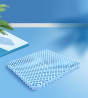 Coussin de soutien lombaire ergonomique en gel TPE personnalisé OEM pour dossier de voiture, rafraîchissant, antibactérien, amovible et lavable, directement de l'usine