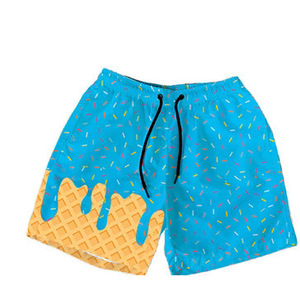 Pantalones <span class=keywords><strong>de</strong></span> playa <span class=keywords><strong>de</strong></span> verano con logotipo personalizado para hombre, pantalones cortos <span class=keywords><strong>de</strong></span> natación transfronterizos, bañadores para niños, pantalones cortos con cordón - Product Image 2