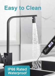 Folding Instant Read Temperature Meter Digital BBQ Grill Kitchen Meat <b>Thermometer</b> Waterproof with Probe - Product Image 2