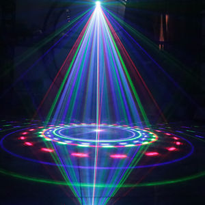 Disco Stage Dj Led luces láser efecto sonido luz estroboscópica Control remoto para interior Festival KTV Bar boda - Product Image 1