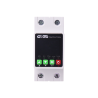 Nouvel Arrivage QJC 63A Interrupteur Intelligent WIFI TUYA avec Compteur d'Énergie Kwh, Disjoncteur, Contrôle à Distance, Tension, Courant et Détection de Fuite