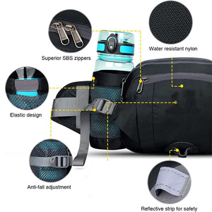 Sac banane avec <span class=keywords><strong>porte</strong></span>-bouteilles d'eau <span class=keywords><strong>ceinture</strong></span> lombaire <span class=keywords><strong>randonnée</strong></span> marche Sport course - Product Image 2