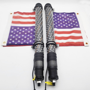 LED Flag <b>Pole</b> <b>Light</b> 2Pcs Aluminum Alloy App Control Bluetooth DC Power Beach Off-Road Vehicle Lighting - Product Image 3