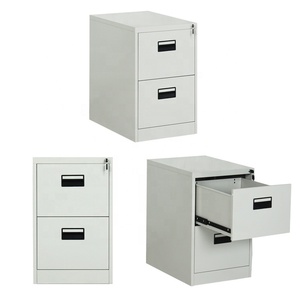 Cajonera vertical de dos cajones para equipo de oficina con sistema de cierre centralizado, para uso en hospitales <span class=keywords><strong>y</strong></span> lugares de trabajo, venta al por mayor de fábrica. - Product Image 2