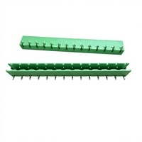 Connecteur de bornier PCB enfichable PITCH 7.62MM, prises mâle et femelle, KF2EDGK-7.62mm, connecteur à aiguille courbée 14 broches