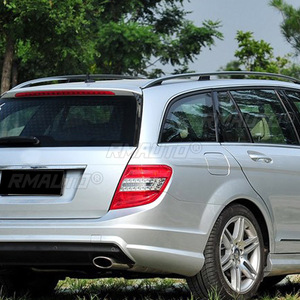 สปอยเลอร์ข้างกระจกหลังรถยนต์สำหรับเบนซ์ ซี-คลาส W204 รุ่นแวนการ์ต ทราเวล ปี 2007-2014 C200 C260 สปอยเลอร์ข้างหลังแบบแคนาร์ด สปลิตเตอร์ - Product Image 4