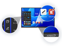 55 pouces 4K Intelligent Android double système écran tactile Smart White Board Office Class Interactive Board