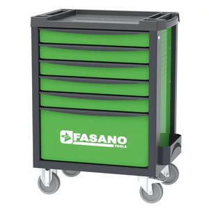 Fasano <b>Tools</b> 6 Drawer <b>Tool</b> <b>Cart</b> Green Rolling Storage Organizer for Auto Repair - Product Image 2