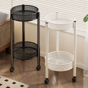 Carrito de almacenamiento metálico de varias capas para plantas, móvil, para sala de estar, para uso en interiores y balcones. - Product Image 1