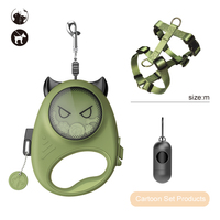 Ensemble de laisse rétractable pour chien avec harnais et sac à déjections, laisse en nylon de luxe à crochet rotatif à 360° pour chiens de petite et moyenne taille, logo personnalisé