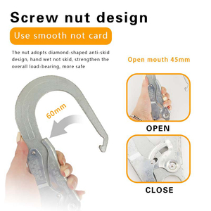 Chất lượng đảm bảo lớn thép không gỉ giàn giáo móc tự động khóa an toàn Snap móc để bảo vệ mùa thu trong ngành công nghiệp nặng - Product Image 3