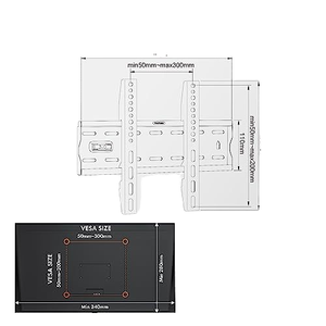 Cold Rolled Steel Fixed <b>TV</b> Bracket <b>Flat</b> Panel <b>TV</b> Wall Bracket Mount for 14-32 Inches - Product Image 4