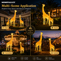 Professionelle Weihnachts-Giraffen-LED-Beleuchtung für Außenbereich, IP68, für große Landschafts- und Feiertagsdekorationen
