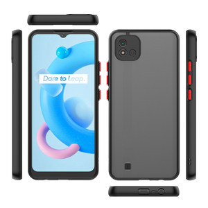 Pour <span class=keywords><strong>Realme</strong></span> C35 C31 C30 C20 C20A <span class=keywords><strong>C21</strong></span> C21Y C15 C25 C25s C25Y Coque de protection Coque Coque de téléphone translucide mat pare-chocs - Product Image 3