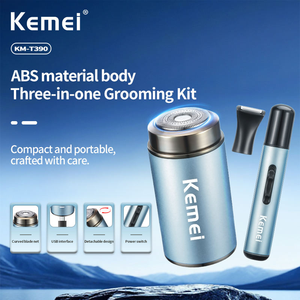 Kemei Km-t390, <span class=keywords><strong>la</strong></span> <span class=keywords><strong>Mejor</strong></span> <span class=keywords><strong>Afeitadora</strong></span> Eléctrica de Bolsillo Portátil para <span class=keywords><strong>Hombre</strong></span>, Mini <span class=keywords><strong>Afeitadora</strong></span> de Viaje con Carga USB, Resistente al Agua IPX6, 2 en 1 para Uso <span class=keywords><strong>Corporal</strong></span> - Product Image 6