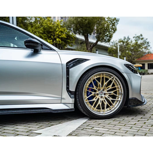 Parafango in Fibra di Carbonio per <span class=keywords><strong>Audi</strong></span> <span class=keywords><strong>RS6</strong></span> C8 2019, Paraurti Anteriore, Presa d'Aria Laterale, Accessori Auto, Kit Carrozzeria - Product Image 6