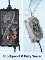 Chargeur de vélo électrique LNLEE haute efficacité AC DC 54,6V 5A 48V pour batterie Li-ion 13S, scooter électrique
