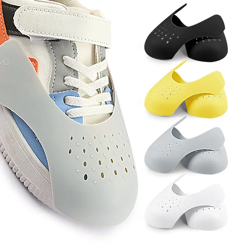 A proteção anti-enroscamento do sapato reduz as dobras do sapato e evita entalhes