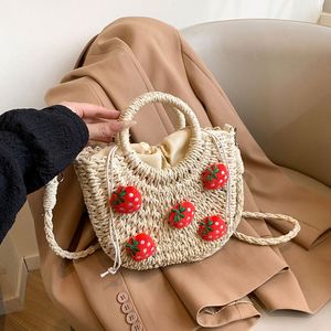 Nouveau Sac à Main Tricoté pour Femme, Porté Épaule, Design Panier de Légumes Haut de Gamme, Idéal pour Employées de Bureau et Plage, en Polyester - Product Image 1
