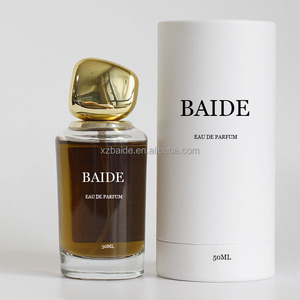 Custom Luxury clear Empty Crimp Round Perfume Spray <b>Bottle</b> 30ml 50ml 100ml Glass Perfume <b>Bottle</b> with Box and Gold Cap - Product Image 2
