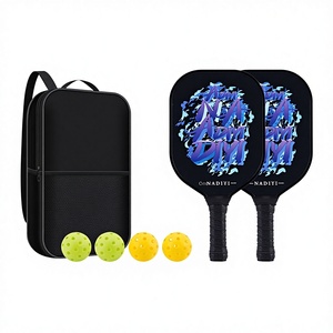Raquette de pickleball ultra légère en carbone, professionnelle, durable, pour <span class=keywords><strong>hommes</strong></span> et femmes, panneau en fibre de verre nid d'abeille, fabriquée en Chine, modèle 123 - Product Image 1