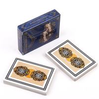Cartes de poker Svengali portables de marque XN, modèle XN004, noires, 310 g/m², avec noyau européen, différentes tailles, logo personnalisé, populaires en Amérique