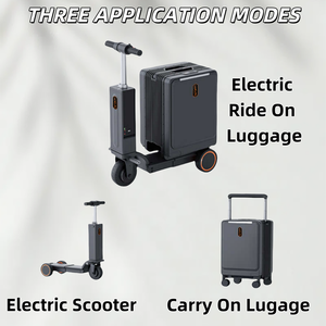 GEMULIN Valise Électrique Motorisée Intelligente 20 Pouces avec Siège, <span class=keywords><strong>Trottinette</strong></span> de Voyage, <span class=keywords><strong>Bagage</strong></span> Intelligent à Conduire - Product Image 4