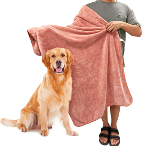 Serviette pour chien 2024, microfibre, séchage rapide, serviette de bain pour animaux de compagnie, absorption rapide de l'eau, peignoir pour chien et chat - Product Image 5