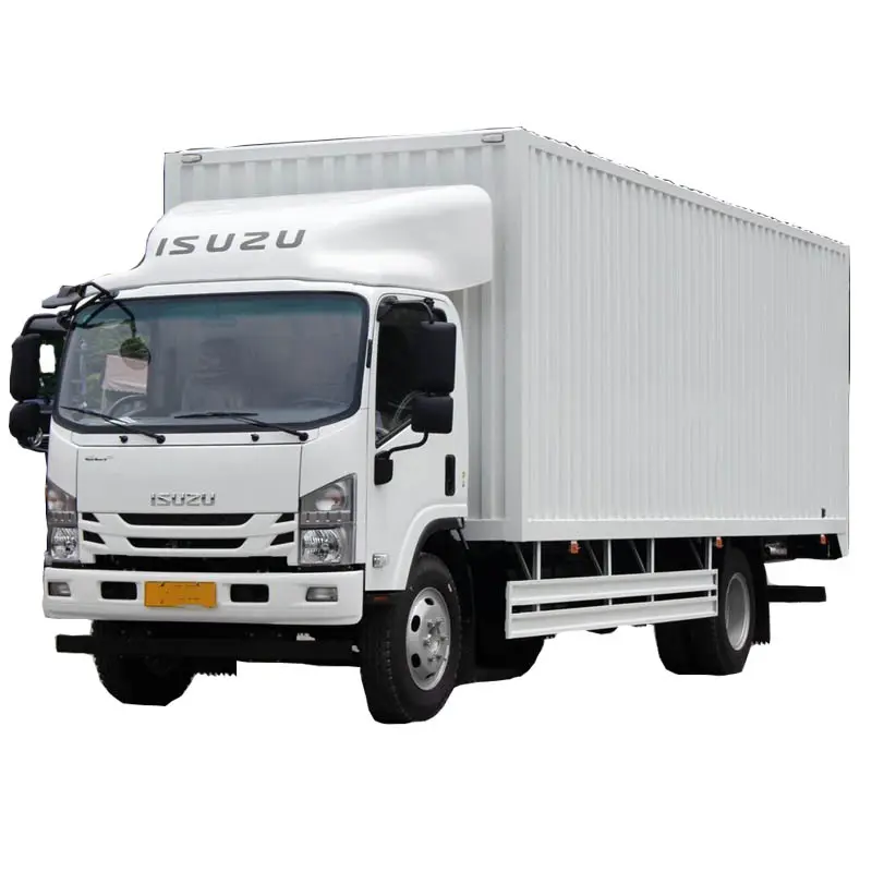 Marka ISU-ZU 4X2 189HP kullanılan kargo kamyon dizel motor Van sol el kamyon 139kw kamyon