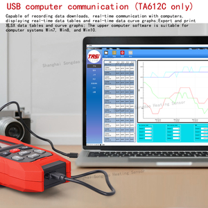 Termômetro Termopar Tipo K TA612C com Sonda, Alta Precisão, Portátil, Display de Bateria, OEM, IP63, 1 Ano de Garantia - Product Image 5
