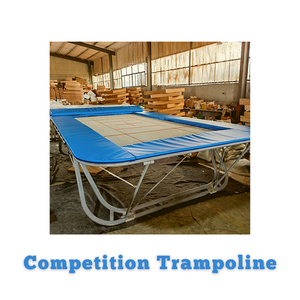 <span class=keywords><strong>Trampoline</strong></span> de <span class=keywords><strong>compétition</strong></span> de <span class=keywords><strong>gymnastique</strong></span> 5m x 3m, super <span class=keywords><strong>trampoline</strong></span> pour entraînement professionnel avec pont d'extrémité - Product Image 3