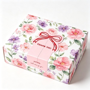 Etiquetas Adhesivas Impermeables Rectangulares con Diseño de Camelia Rosa, para Cajas de Regalo, Personalizables, del Fabricante - Product Image 1
