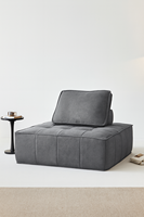 Ensemble de canapé modulaire sectionnel compressé sous vide, forme sans os, canapé entièrement en mousse