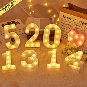 Led thư đèn ký bảng chữ cái Số xu hướng sản phẩm 2025 New arrivals Luces fiestas sinh nhật Valentine Party Wedding trang trí nội thất - Product Image 1