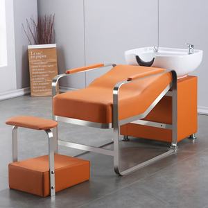 Bac de lavage pour salon de coiffure, chaise de shampooing, lit de shampooing confortable, équipement de lavage - Product Image 3