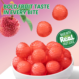 Caramelle Gommose Pelabili Amos Peelerz Gusto Originale di Litchi - Product Image 3