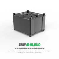 Ventilateur de refroidissement miniature 2UUL DA99 CUUL en alliage d'aluminium, deux vitesses, 10000 tr/min, USB Type-C, absorbeur de fumée pour la soudure et la réparation de téléphones