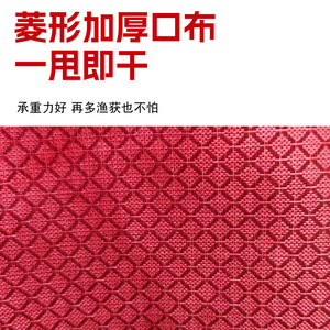 Nouveau filet de pêche pliable à double anneau en nylon avec cadre en acier inoxydable, couleur vert militaire, pour la pêche en extérieur - Product Image 2