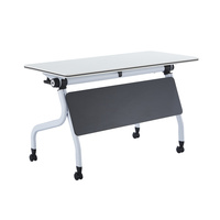 Bureau d'étude pliable en métal réglable pour enfants, design moderne, idéal pour l'étude et le télétravail