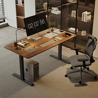 Table de bureau debout de jeu d'ascenseur de bureau réglable en hauteur électrique de double moteur professionnel
