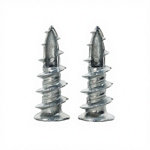 Anclaje de pared fácil de instalar, de aleación de zinc, autoperforante, de accionamiento rápido para pladur, de 15 mm de diámetro con ala - Product Image 2