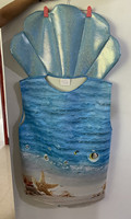 Costume de sirène sur le thème de l'océan personnalisé pour Halloween, cosplay, fête de carnaval